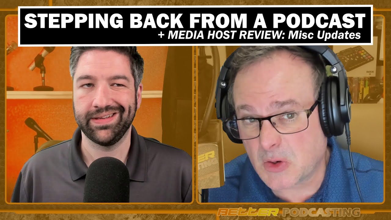 Stepping Back From A Podcast / Media Host Segment: Misc Updates