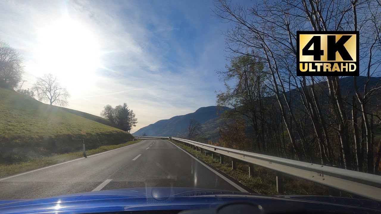 You have Never Seen Italy Like This. Take a Relaxing Afternoon Drive in Italy Through the Alps. ASMR