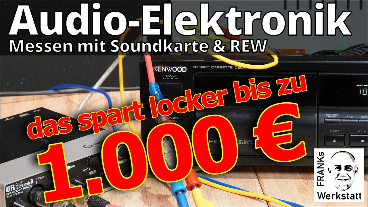 ES KANN SO EINFACH SEIN | Audio Messplatz mit PC & Soundkarte | #DIY #elektronik