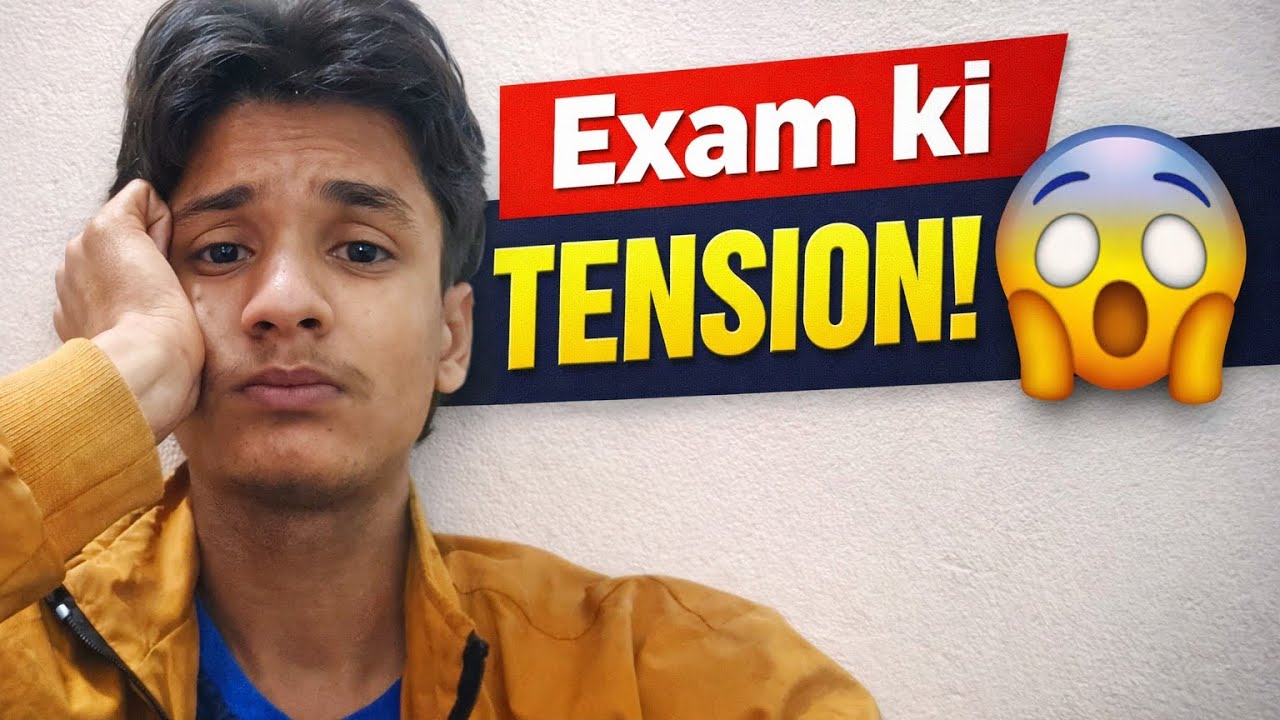 Exam Ki Tension Ne Pagal Kar Diya 😭 | Real Student Life