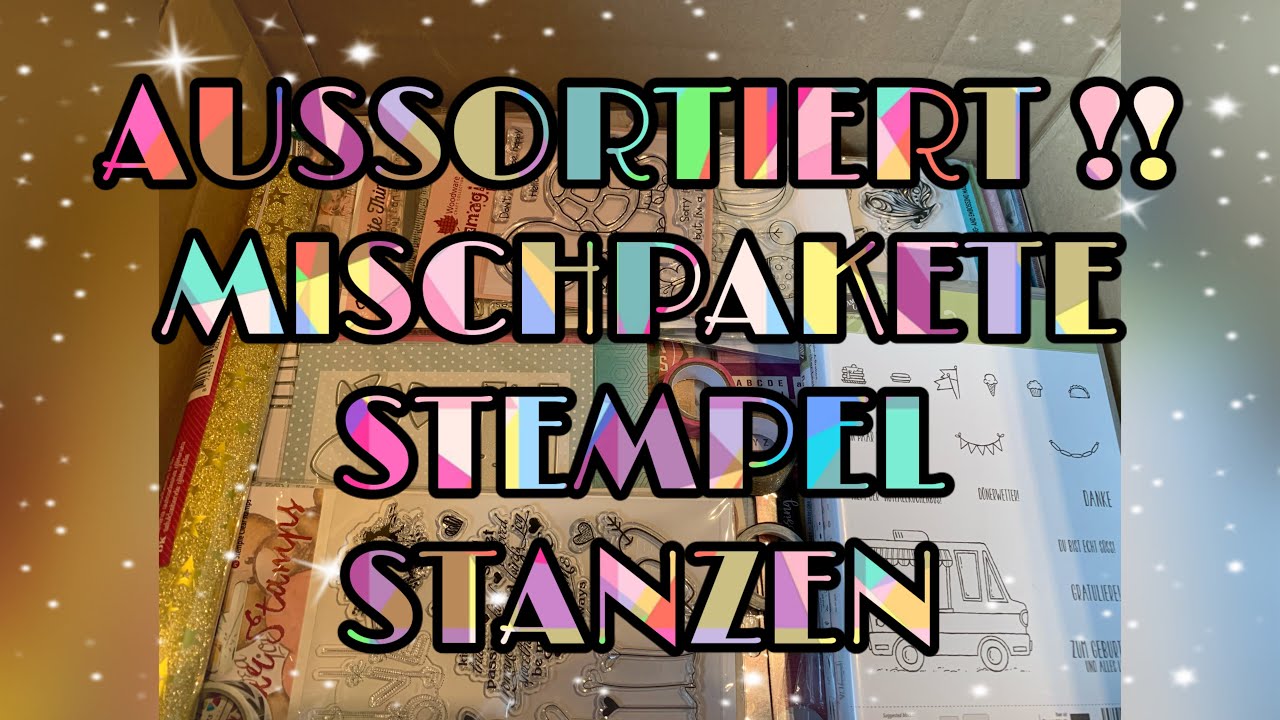 AUSSORTIERT!! STEMPELKISSEN * STEMPEL * STANZEN * MISCHPAKETE * uvm. ❣️🥰😊