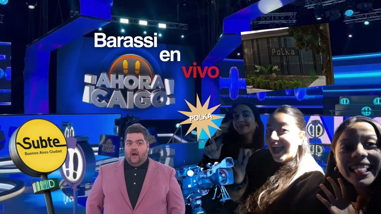 Lo que no te muestran de Ahora Caigo (conocimos a Barassi, Estudios Polka y backstage)