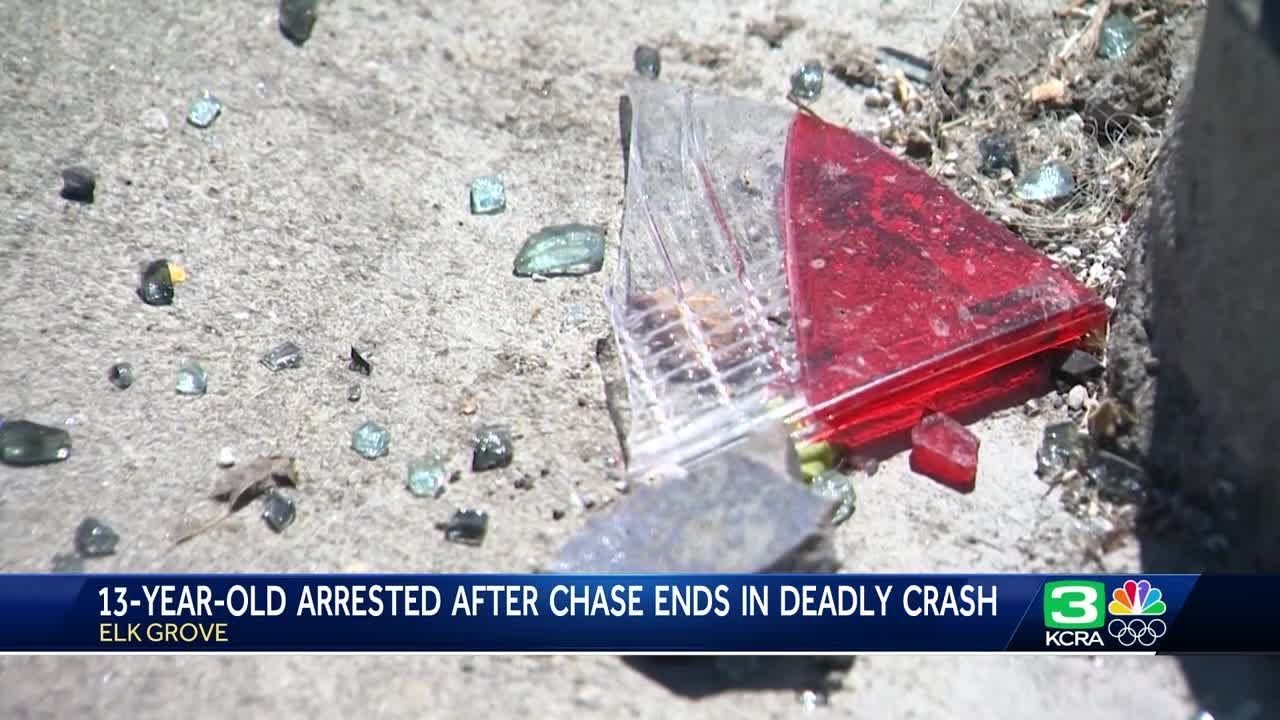 13-year-old arrested after stolen vehicle pursuit ends in deadly crash, Elk Grove police say
