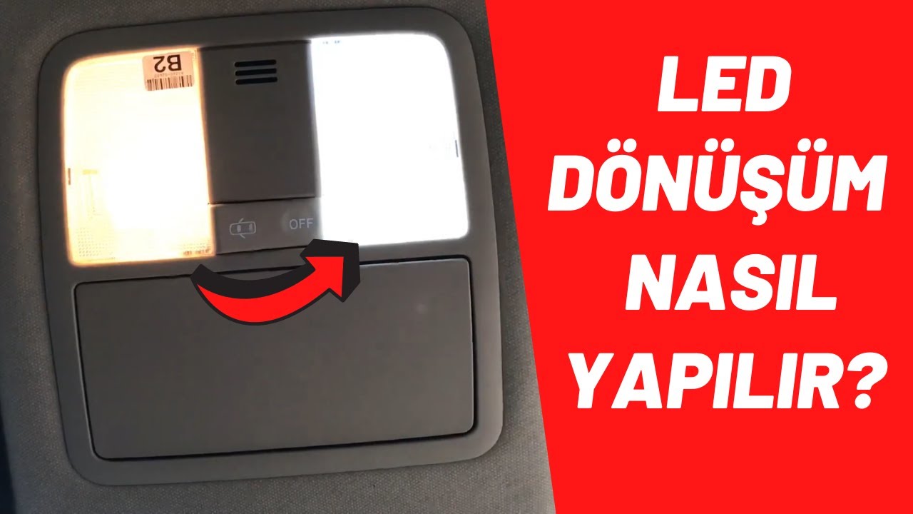 Toyota Corolla araç içi ve plakalık Led uygulaması nasıl yapılır?