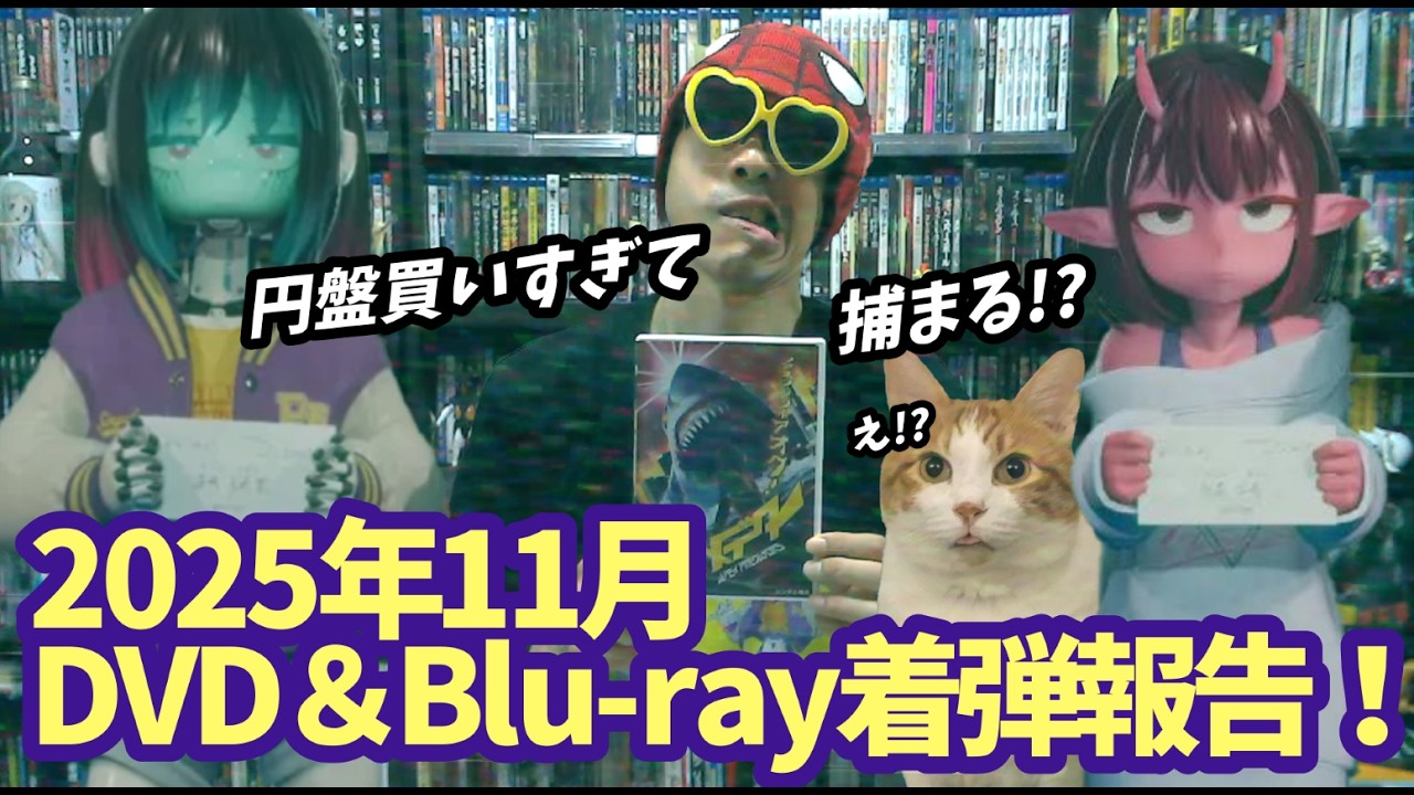 【2025年11 月】悪ぃチハル…25年新作映画続々発売でテンションに任せて買いすぎたわ！新たにコレクションに加わったDVD＆ブルーレイ紹介！PART１【着弾報告】【開封】【買ったもの紹介】