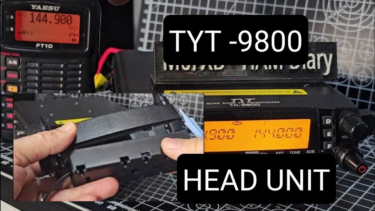 TYT TH-9800 Remove Head Unit , Install Seperation KIT