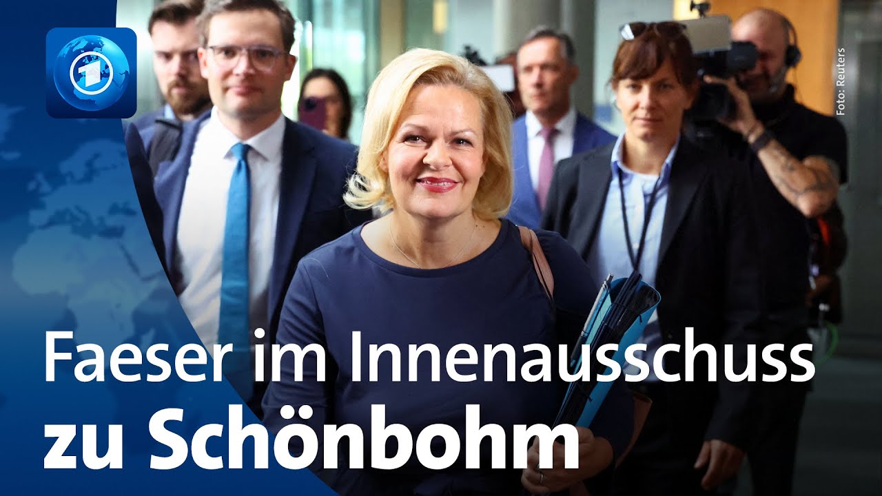 Faeser stellt sich Fragen zum Fall Schönbohm