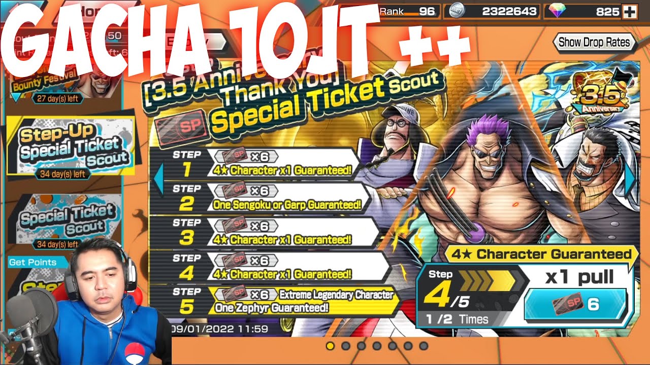 Habis 10 Jt Lebih Cuma Buat Gacha Zephyr 😭😭 - One Piece Bounty Rush