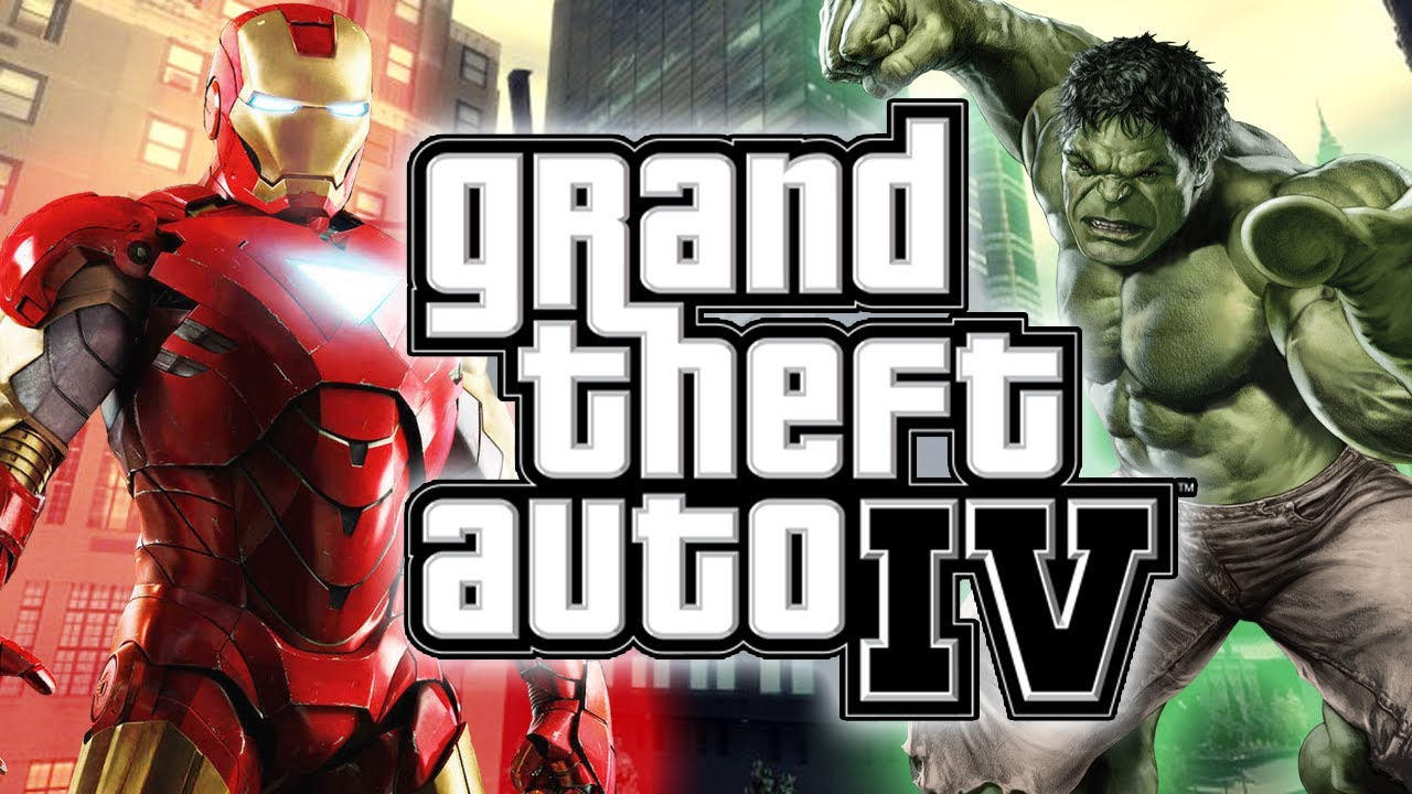 GTA 4: Iron Man VS Hulk MOD !