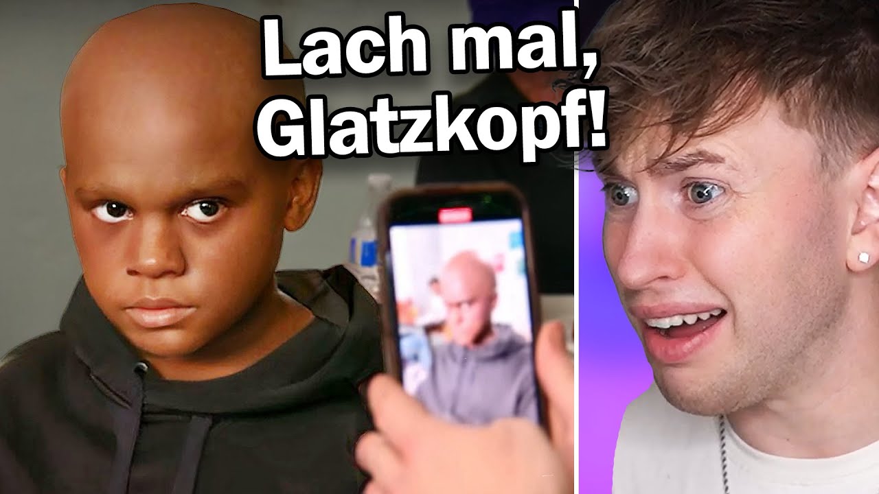 Krebs kranker Junge wird GEMOΒΒT