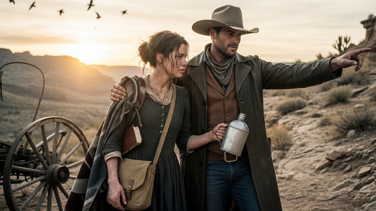 They Told Her The Shortcut Was Safe When It Was Not, The Cowboy Found Her And Showed Safe Path