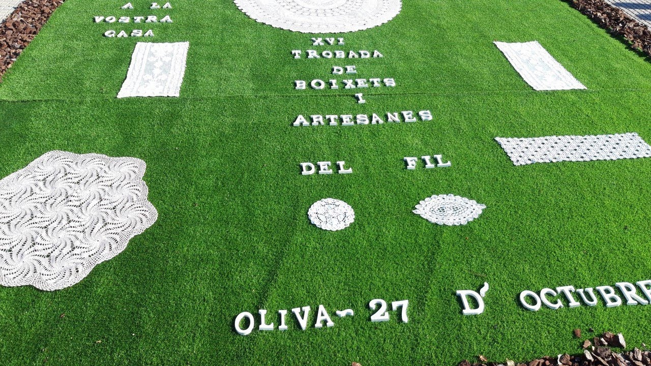 Encuentro de bolillos y artesanía del hilo en Oliva (Valencia) 2019