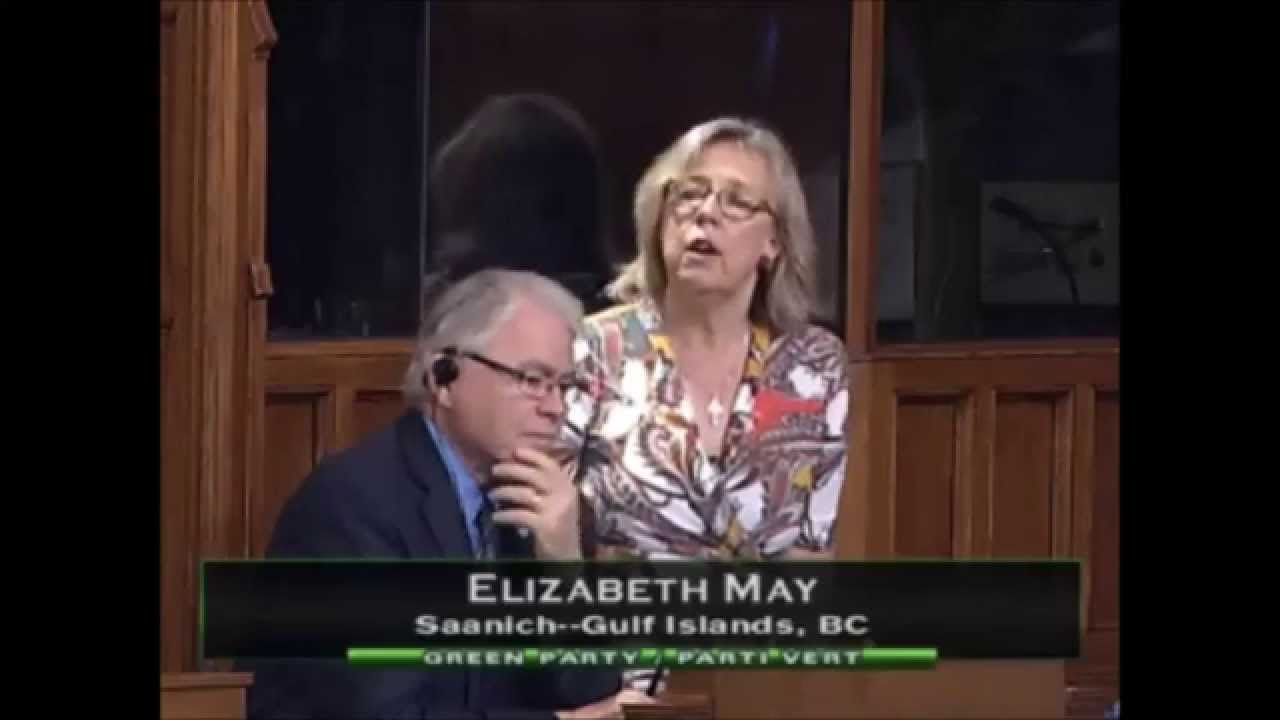 Elizabeth May introduces 