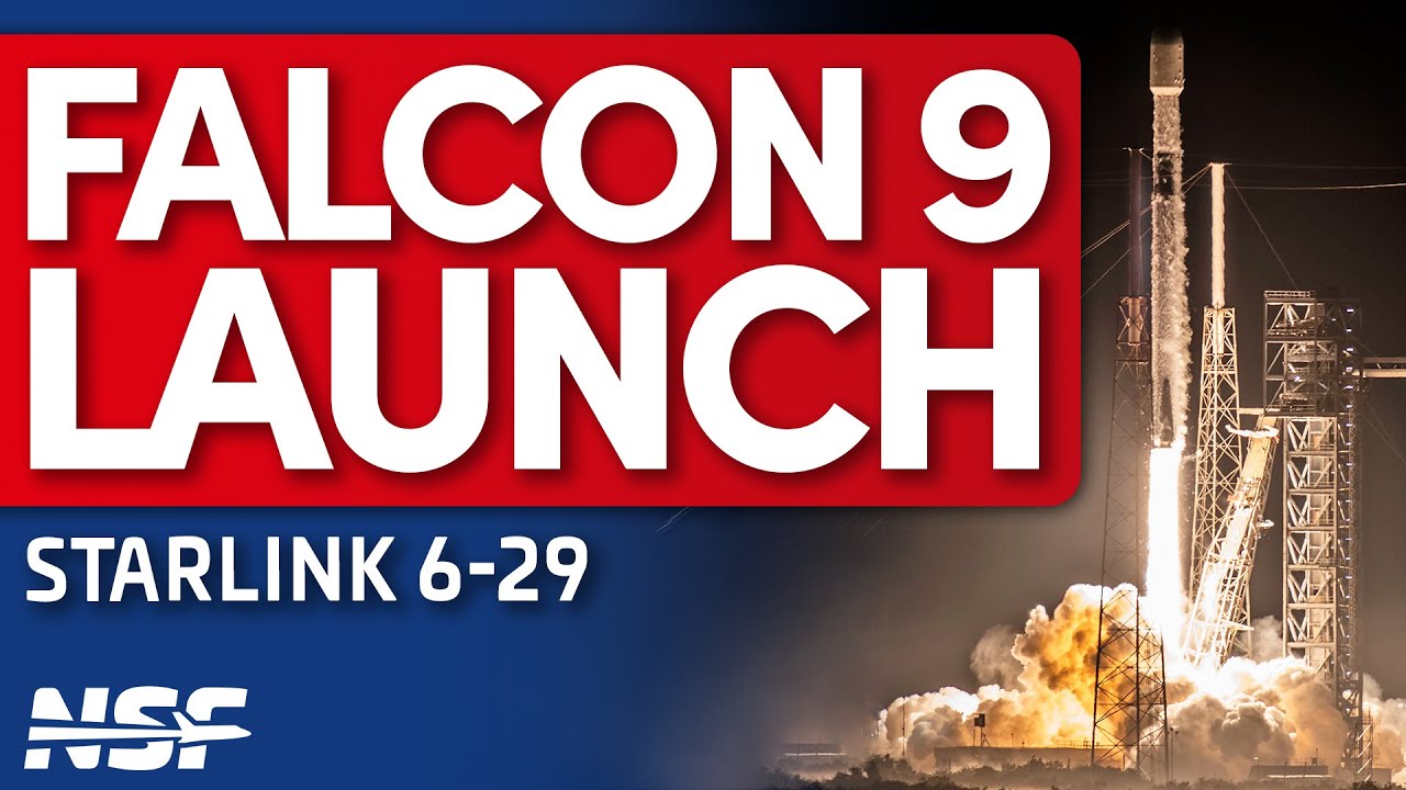 SpaceX Falcon 9 Launches Starlink 6-29