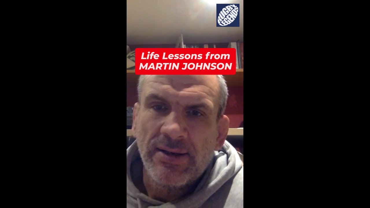 Life Lessons from Martin Johnson #rugby