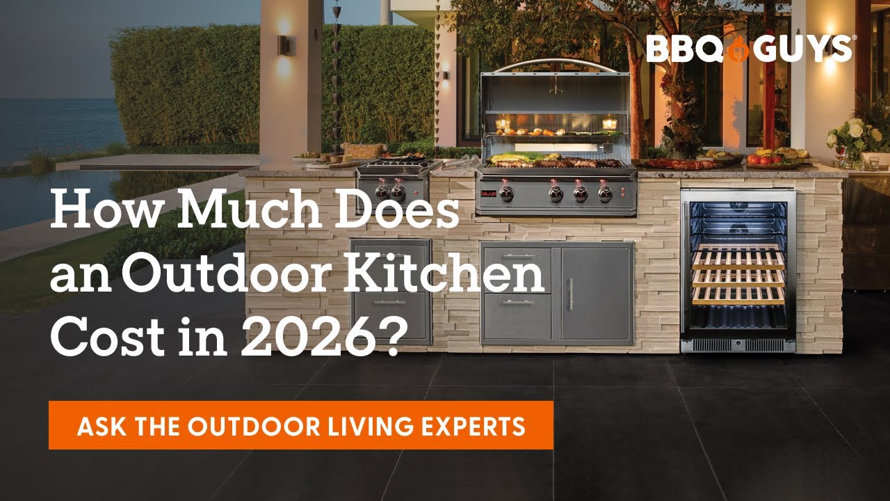 How Much Does an Outdoor Kitchen Really Cost in 2026? Let's Ask an Expert! | BBQGuys
