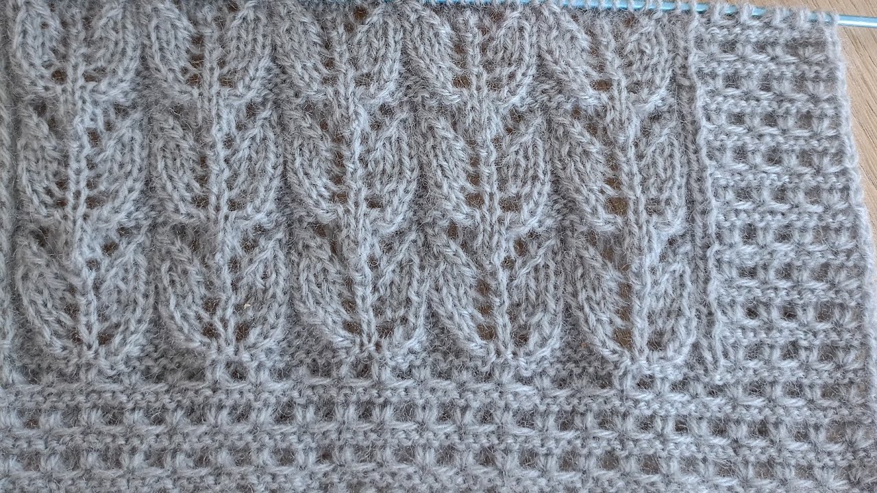 Sıralı Laleler Örgü Modeli #yelekmodelleri #örgüyapımı #knitting