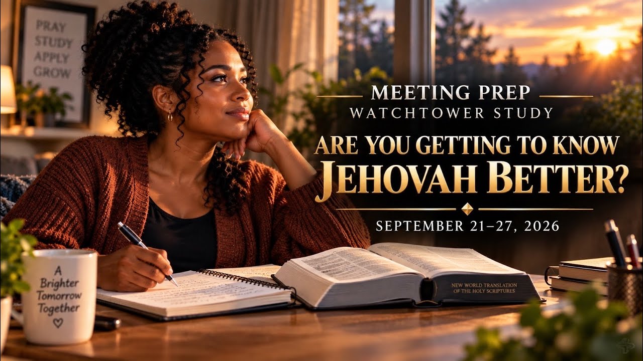 Are You Getting to Know Jehovah Better? | Watchtower Study Meeting Prep | Sept. 21&ndash;27, 2026