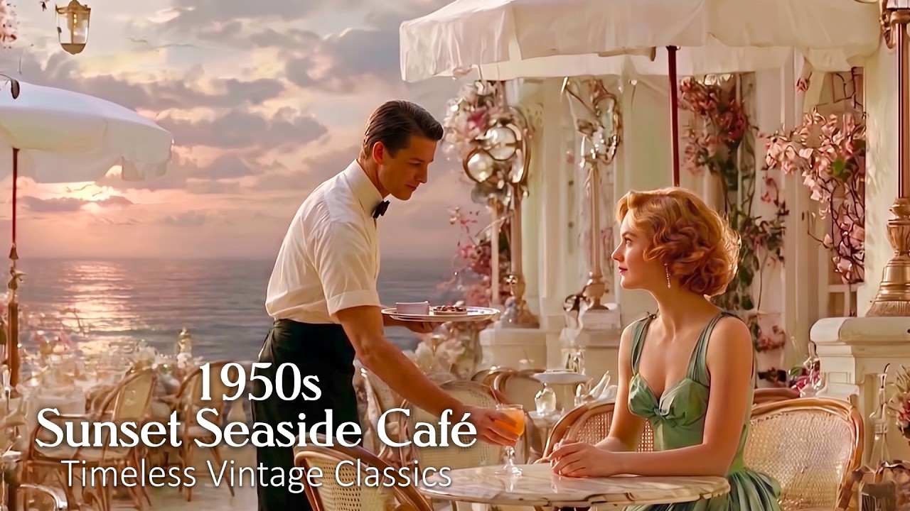 1950s Sunset Seaside Caf&eacute; | Romantic Oldies from the 50s & 60s | Timeless Vintage Classics