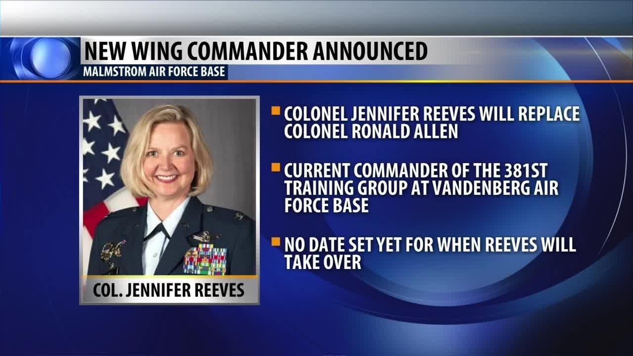 Reeves named as next commander at Malmstrom AFB