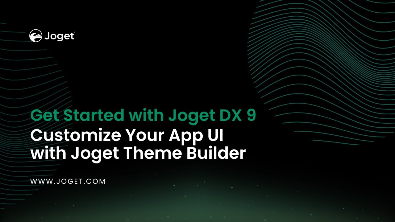 Joget DX 9: Customize Your App UI with Joget Theme Builder