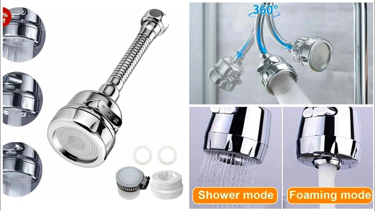 Stainless Steel 360 Degree Flexible Tap Extender for Kitchen Sink | Tap Extension Unboxing #unboxing