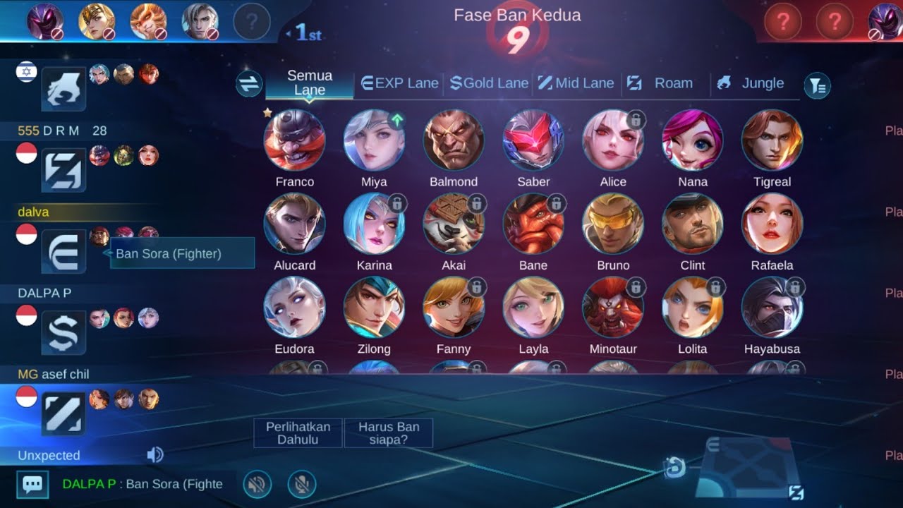 push Reng mobile legends