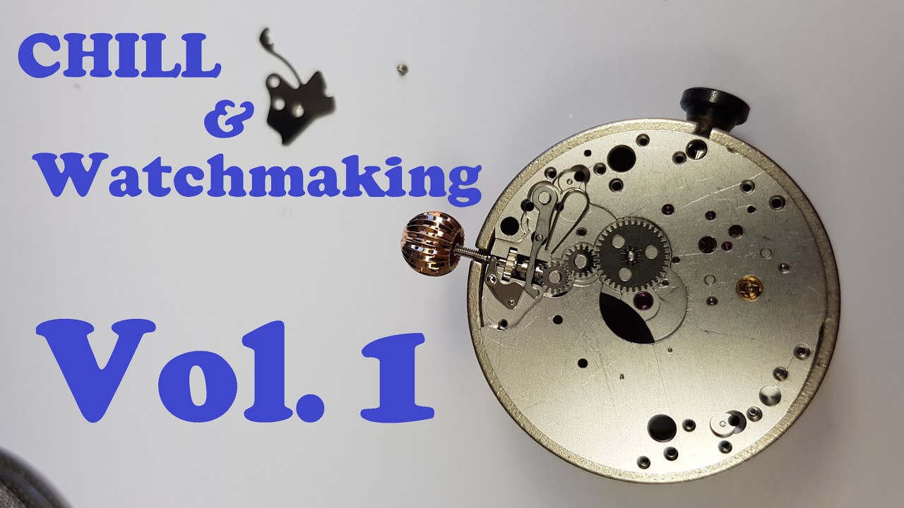 CHILL & WATCHMAKING Vol. 1 - Uhrmacher - Schrauben und Entspannen - ETA 6498  - Dub Techno