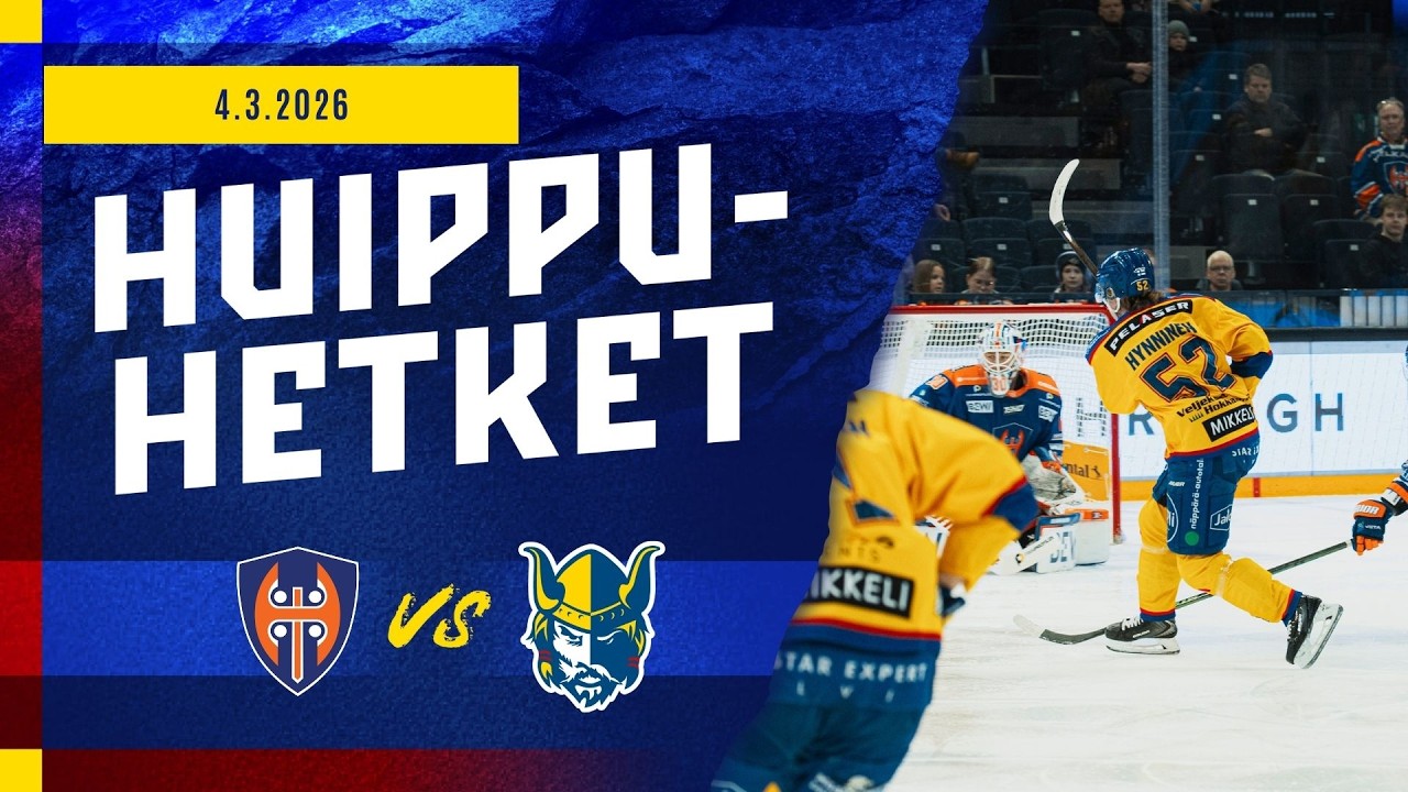 Huippuhetket: Tappara–Jukurit 4.3.2026