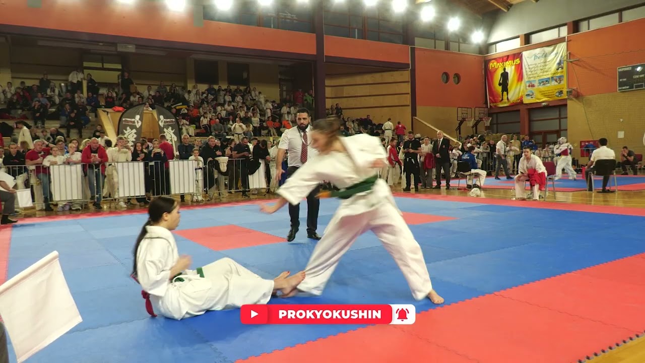 3rd place -55kg Oliwia Rozwadowska - Zofia Pitera (aka) 7th Ichiban IKO Polish Kyokushin Karate Cup