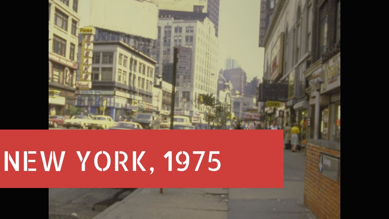 New York City in 1975 Archive Footage