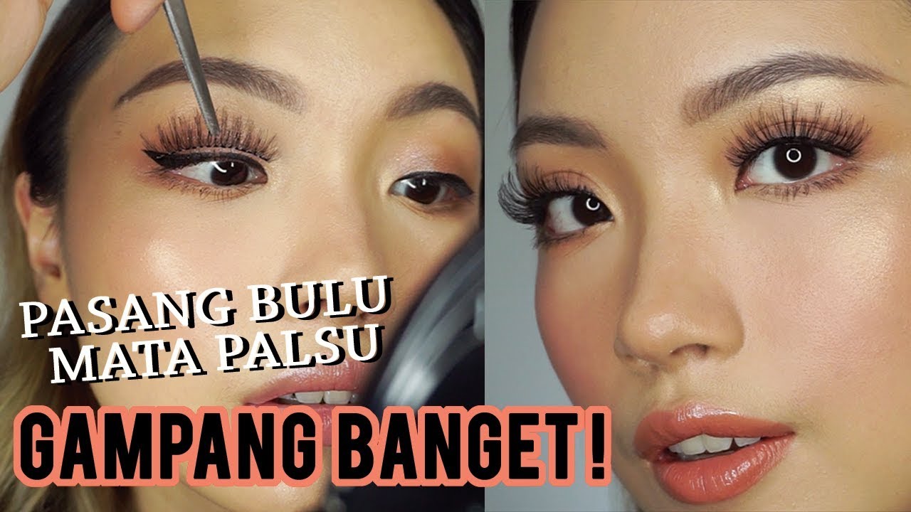 CARA PASANG BULU MATA PALING MUDAH | GELANGELICCA