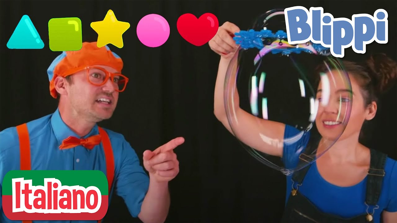Blippi crea le bolle con forme diverse | Blippi in Italiano | Video educativi per bambini