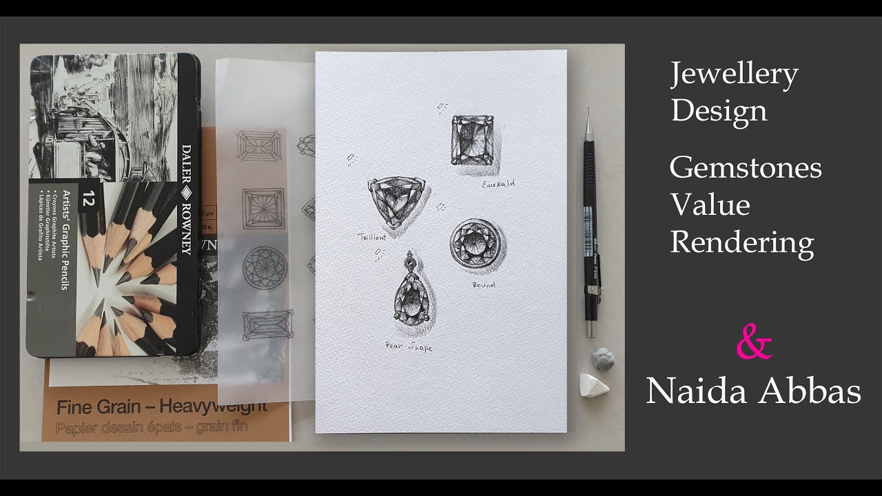 Jewellery Design Gemstones Value Rendering Tutorial