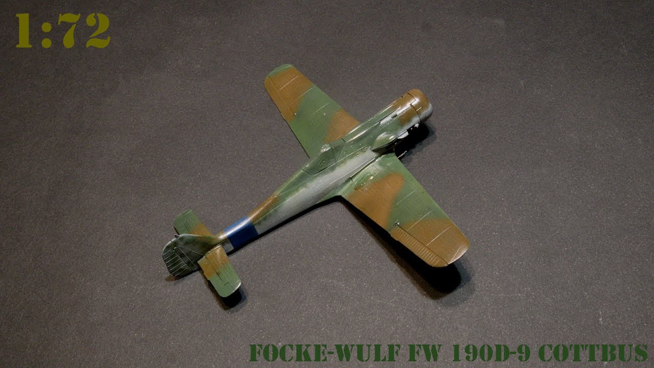 Odcinek 286. IBG Models Focke-Wulf 190D-9 Cottbus. Część 4. Malowanie.