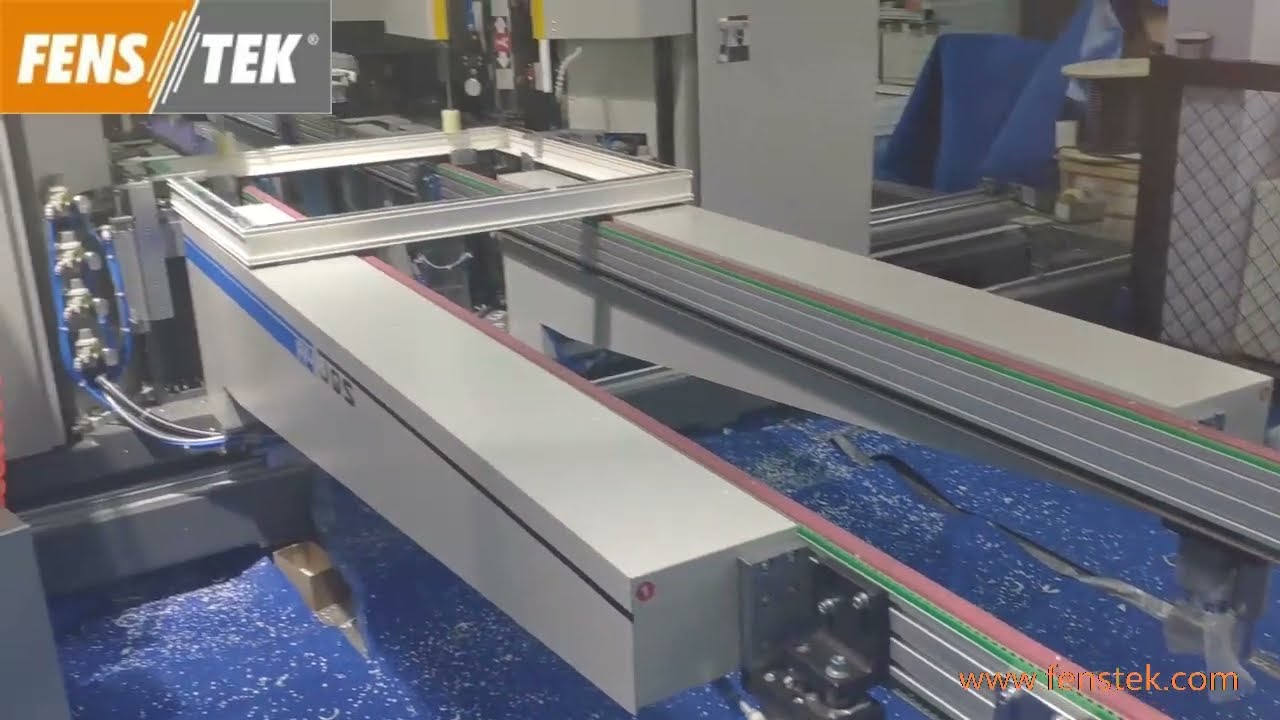 FENSTEK upvc window making machine auto welding & cleaning production line QUATTRO F vinyl window