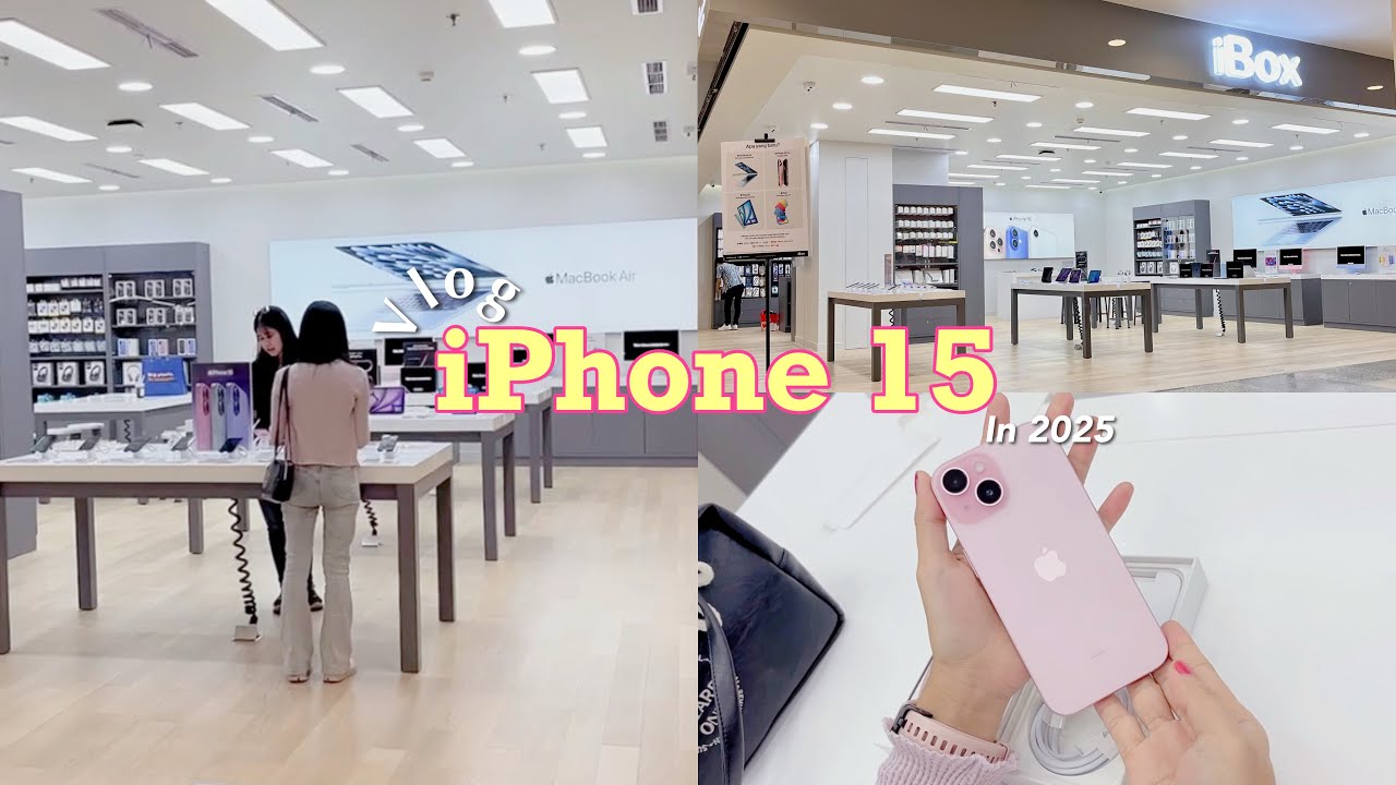 vlog ibox juni 2025 | beli iPhone 15 pink 🩰💗