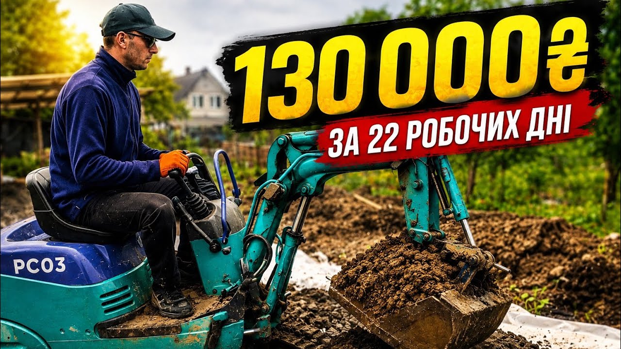 Скільки НАСПРАВДІ заробляє мініекскаватор?