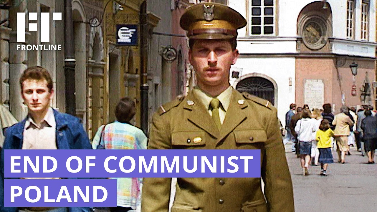 Last Days of Communist Poland (1989) | A Day in Warsaw During Democratic Revolution