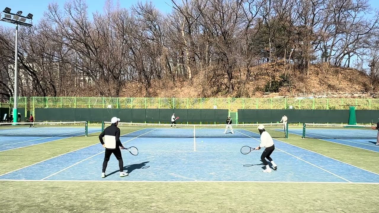 러땡 테니스게임 17개월차 #혼복260216 part.5 원미테니스장