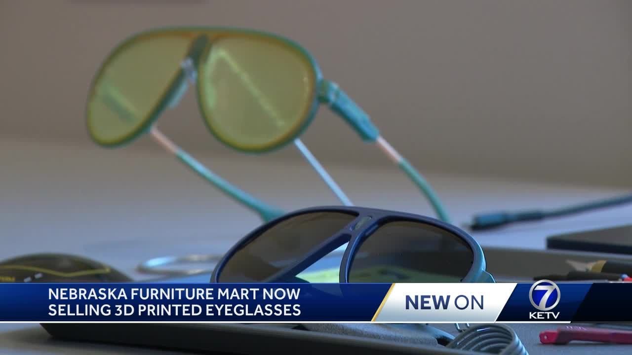Nebraska Furniture Mart now selling 3D-printed eyeglasses made to fit your face