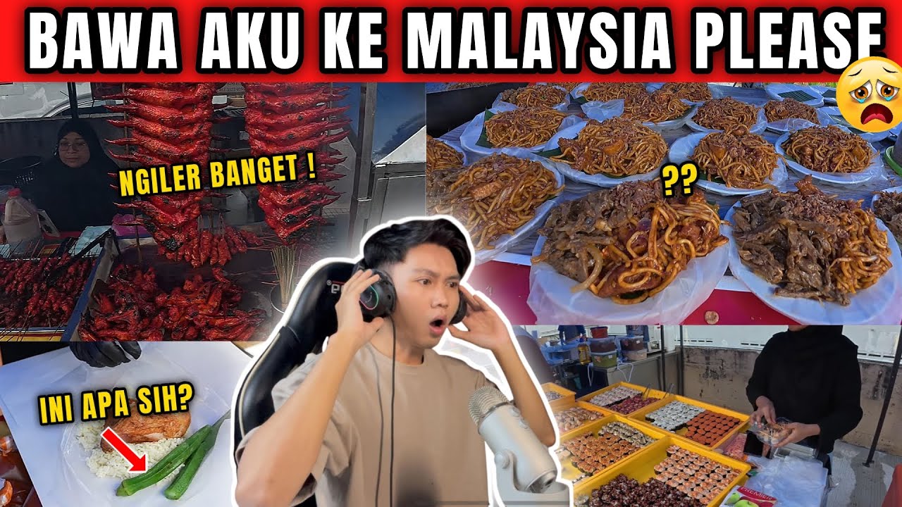 REAKSI ORANG INDONESIA MELIHAT BAZAR RAMADHAN MALAYSIA 2025 ! SUMPAAH MERIAH BANGET DISANA !
