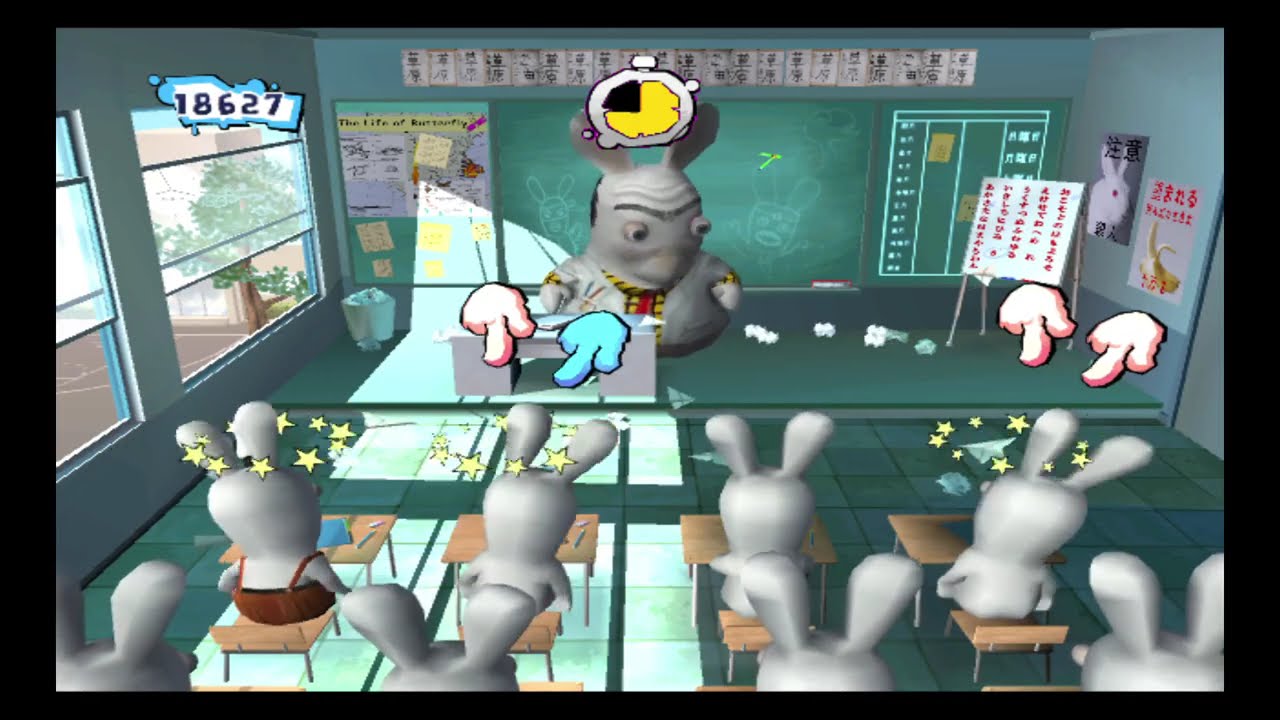 28,379 points - Rabbid School; Rayman Raving Rabbids 2