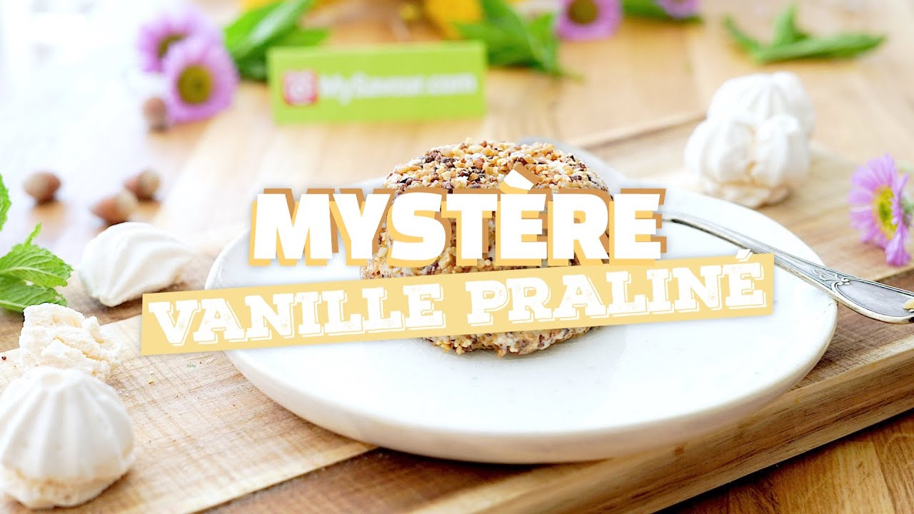 Mystère glacé vanille praliné (recette rapido)