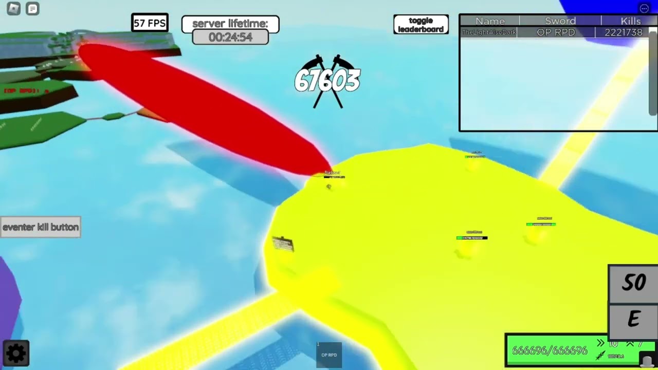 Op rpd rework, Roblox streak swords