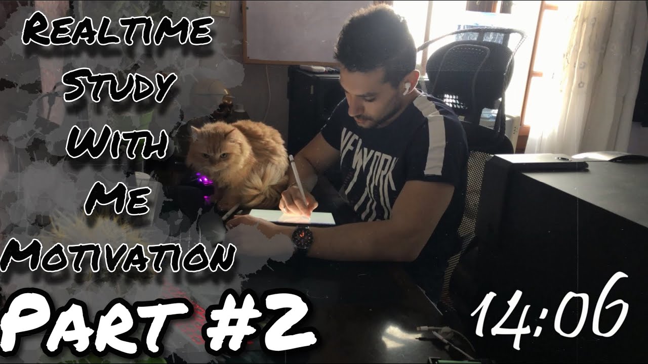 REAL TIME STUDY WITH ME #2 (No music) 3 Pomodoro sessions l الدراسة في الوقت الحقيقي معي (ادرس معي)