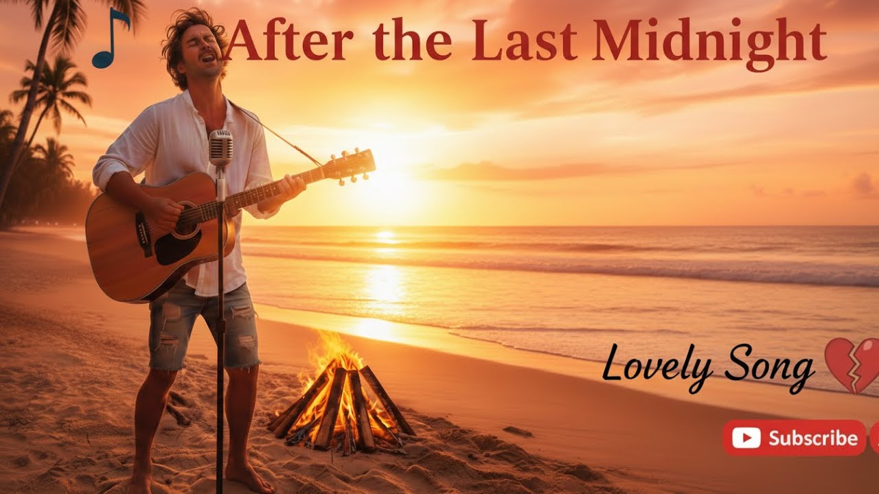 Lyric Video Best Original Song 2026 :  After the Last Midnight  (Relaxing Cover Music )