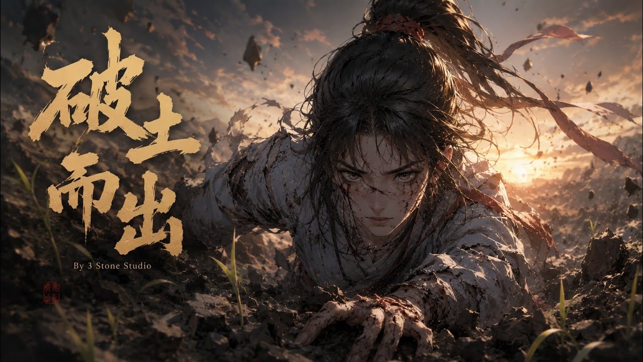 破土而出［有个素未谋面的人，在远方祝你，从此只向阳，不再被深埋。］By@3stone888 