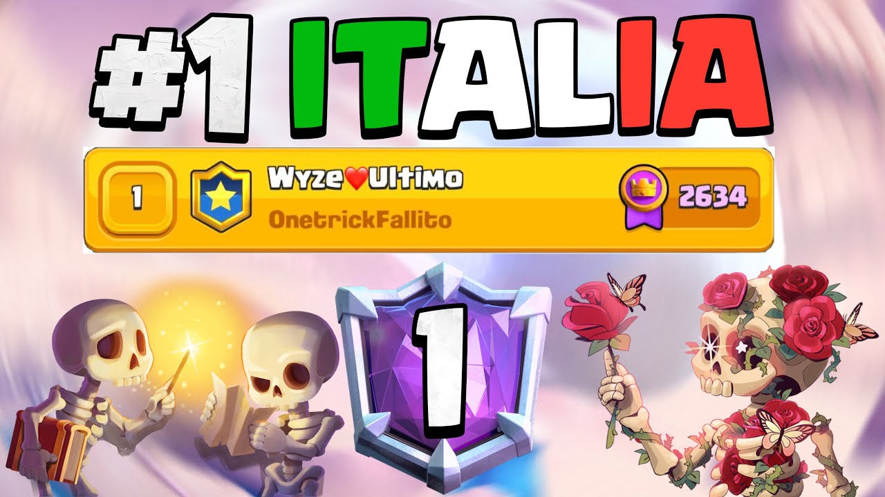 Sono 1º in ITALIA🇮🇹 e 30º al MONDO🌍! I migliori trucchi e consigli - Clash Royale ITA