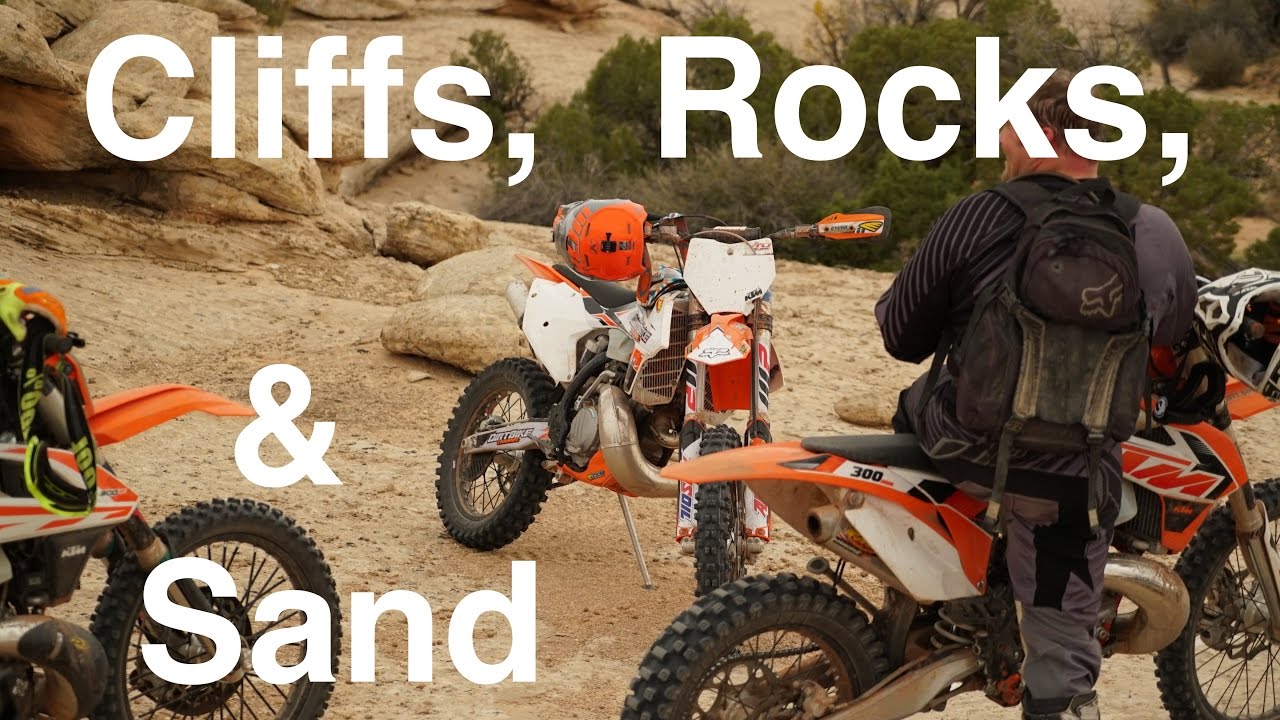 Cliffs, Rocks, and Sand on the 2017 KTM 300 XC - Episode 214